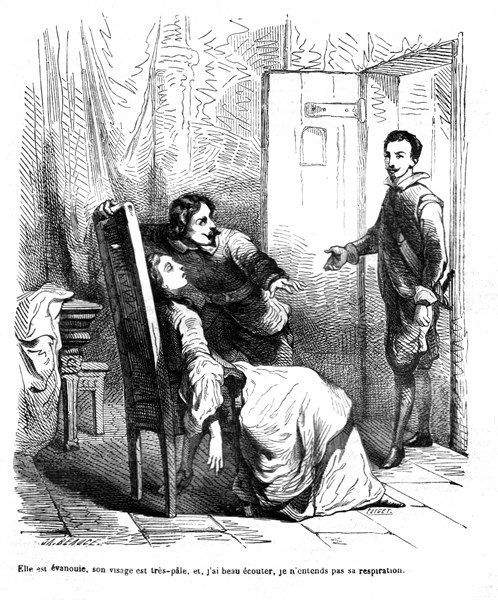 The Three Musketeers, Milady in captivity