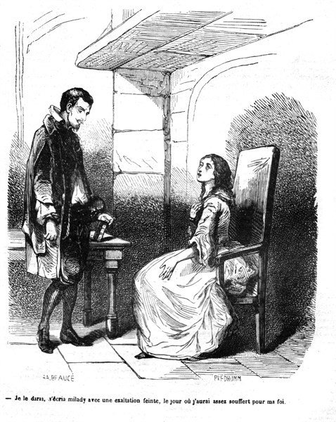 The Three Musketeers, Lord de Winter with Milady