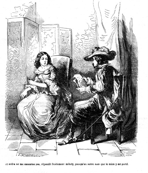 The Three Musketeers, Lord de Winter and Milady