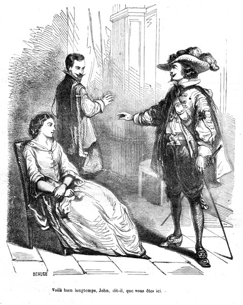 The Three Musketeers, Felton, lord de Winter and Milady