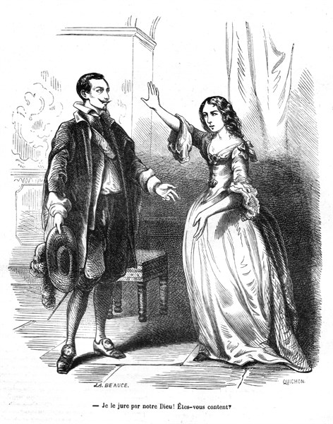 The Three Musketeers, Felton and Milady