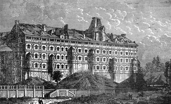 Illustration by J. Désandré and A. de Neuville. "The Vicomte de Bragelonne"
