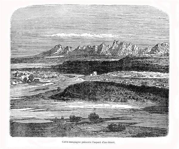 De Paris à Cadix: A desertic land