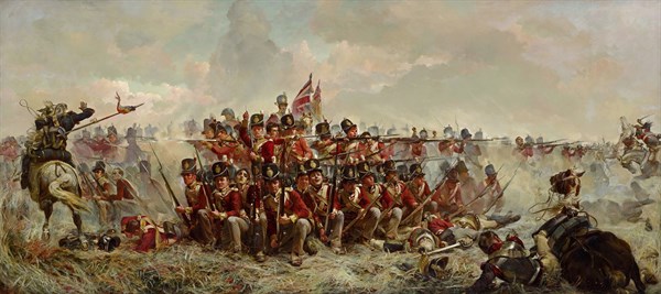 Thompson, Le 28e Régiment à la Bataille des Quatre-Bras
