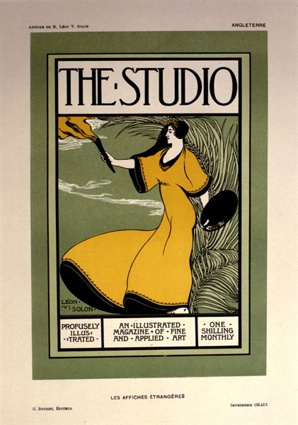 Affiche publicitaire de Léon V. Solon