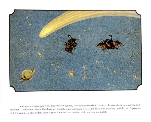 De Ville d'Avray, Le voyage dans la lune avant 1900