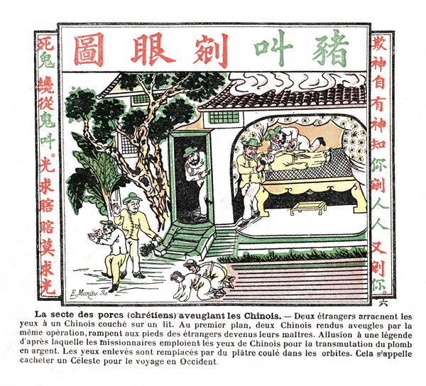 Popular prints album advocating war against foreigners and catholics. 1891