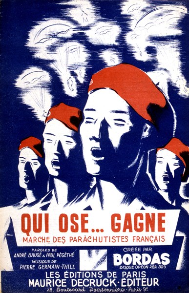 Libération de la France. Chanson : "Qui ose... gagne"