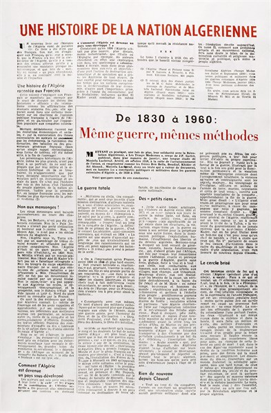 Journal El Moudjahid (29 janvier 1961)