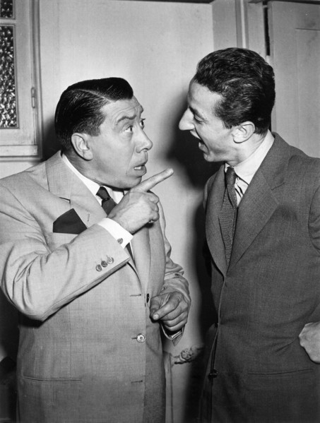Fernandel et Benno Graziani, 1962