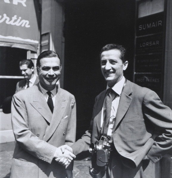 Cristobal Balenciaga et Benno Graziani, 1951