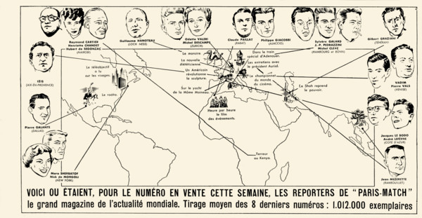 Paris-Match, les journalistes