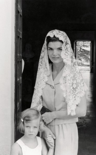 Jackie Kennedy et sa fille Caroline
