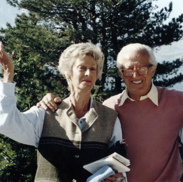 Marella Agnelli et Benno Graziani