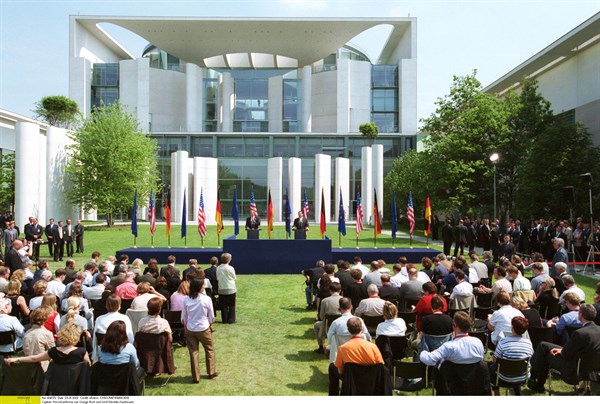 George W. Bush à Berlin, 2002