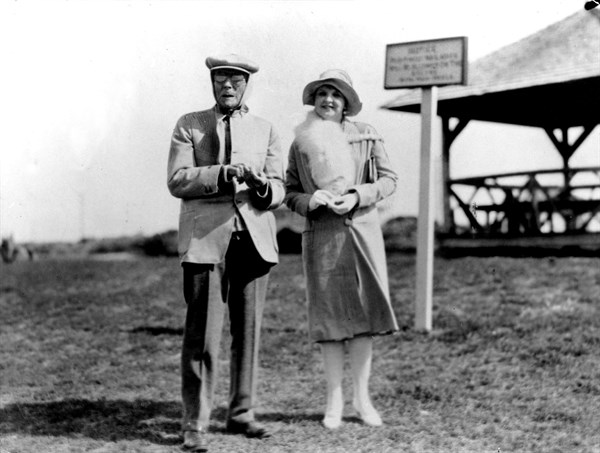 John D.Rockefeller avec Marion Talley, 1929