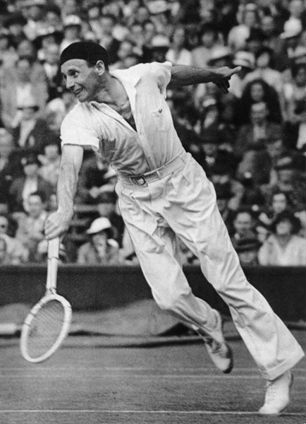 Jean Borotra à Wimbledon, 1926