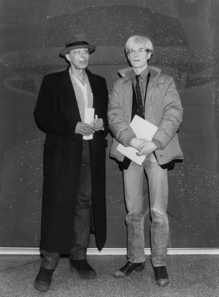 Andy Warhol et Joseph Beuys, 1982