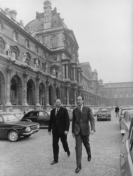 Valéry Giscard d'Estaing et Michel Debré