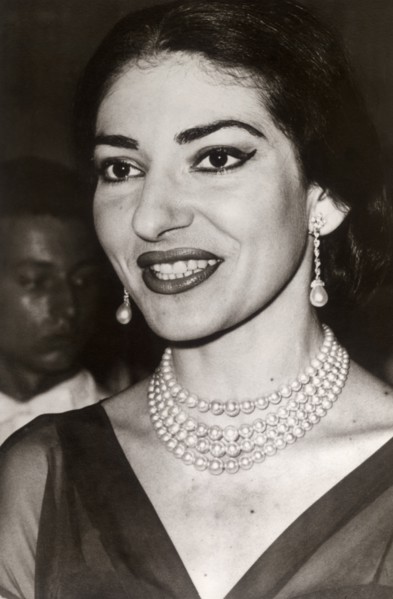 Maria Callas en 1958