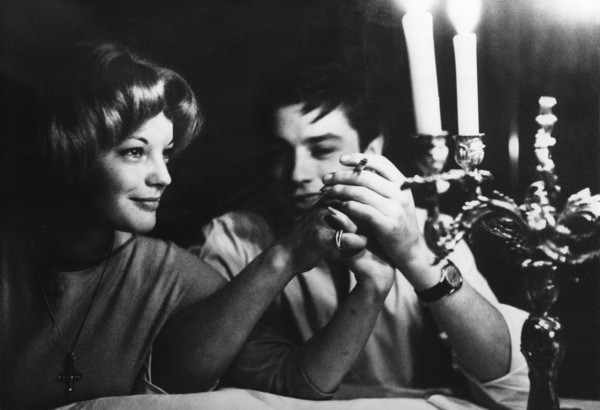 Romy Schneider et Alain Delon