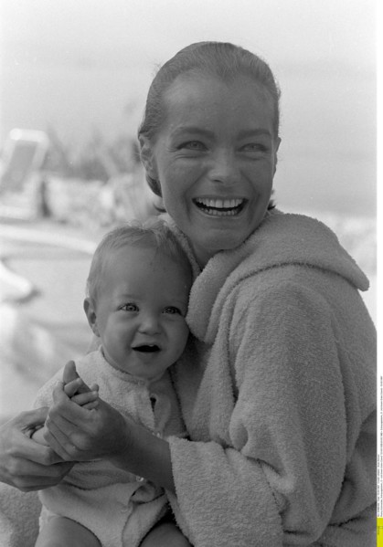 Romy Schneider et son fils David