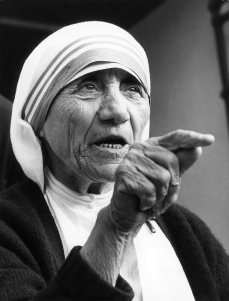 Mère Teresa en 1986