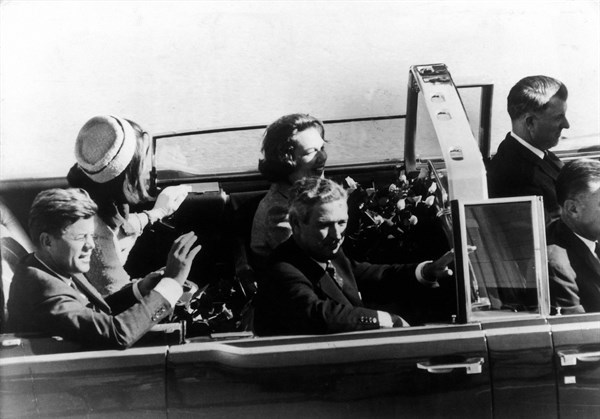 John F. Kennedy, sa femme Jacqueline et le Gouverneur Conally