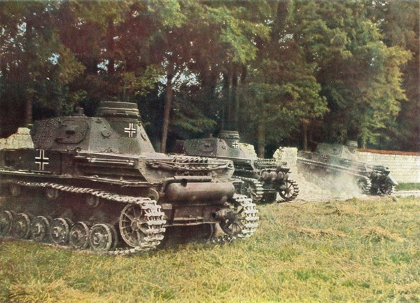 Assaut de Panzer III allemands