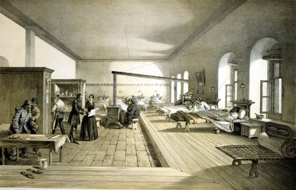 Krimkrieg, Florence Nightingale im Krankenhaus von Scutari 1854
