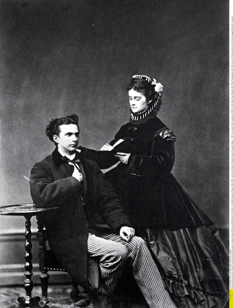 Louis II de Bavière et sa fiancée Sophie-Charlotte