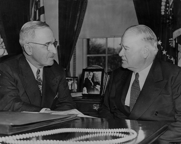 Harry Truman et Herbert Hoover