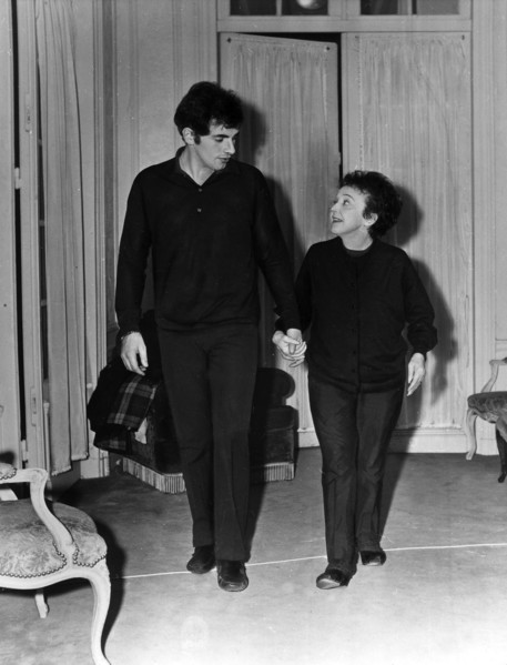 Edith Piaf et son mari Théo Sarapo