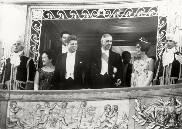John F. Kennedy, Charles de Gaulle et Jackie Kennedy, 1961
