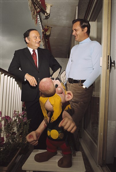 René Goscinny et Albert Uderzo, 1970