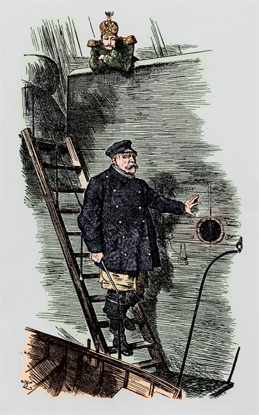 Otto von Bismarck, caricature