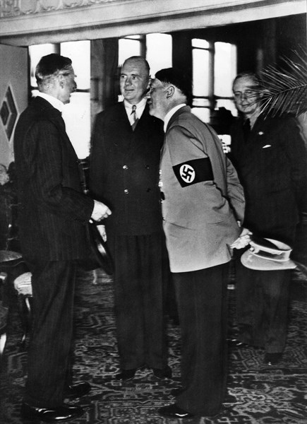 Rencontre Hitler - Chamberlain en 1938