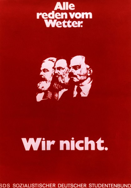 Affiche du SDS, 1968