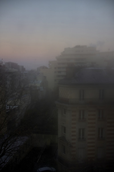Paris in the snow