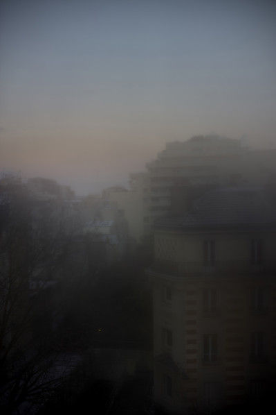Paris in the snow