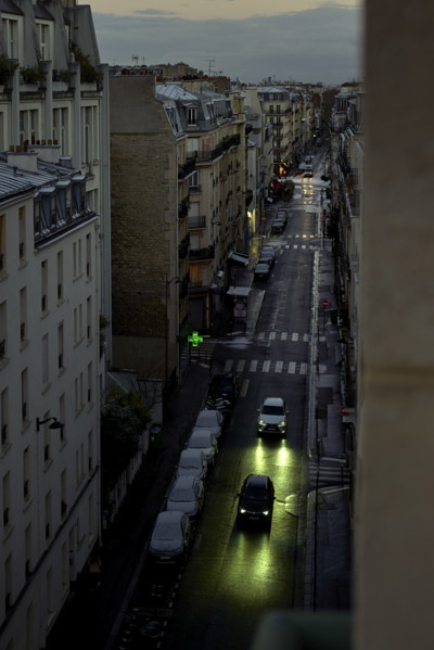 Paris in the snow