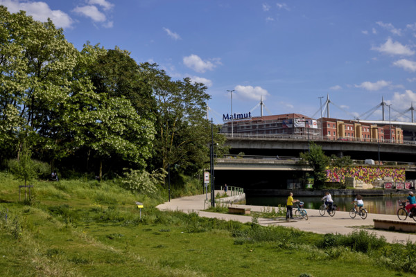 Urban greening in Saint-Denis