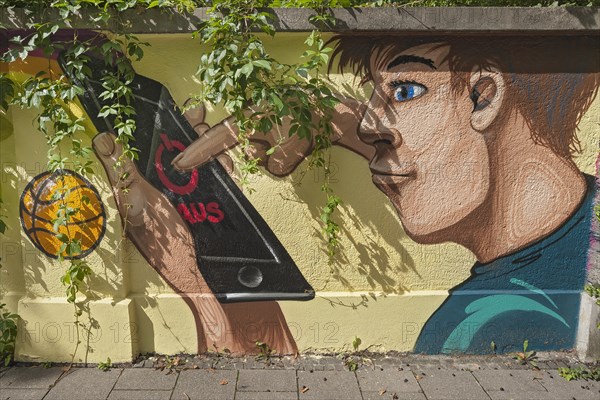 Graffiti on wall