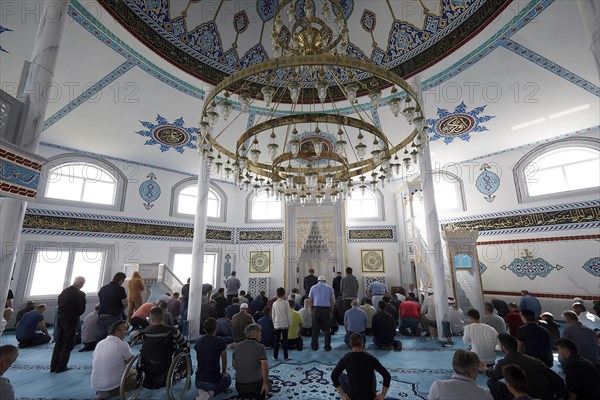 Friday prayer in the DITIB Mosque Ransbach-Baumbach