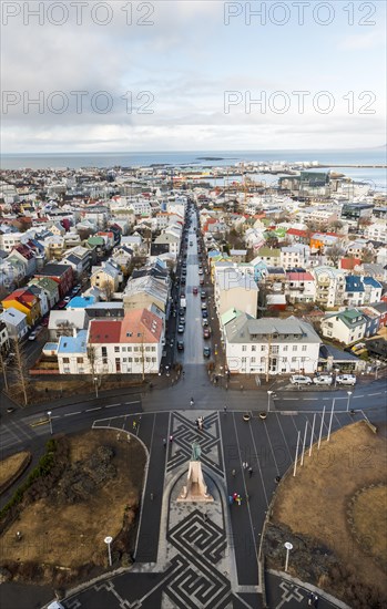 Streets and houses