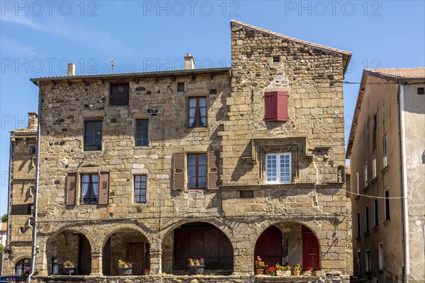 Place de la Halle of Pradelles