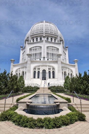 Sacral building The Bahai House of Worship