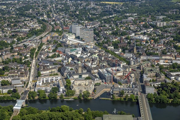 Mulheim city centre with views of Ruhrbania