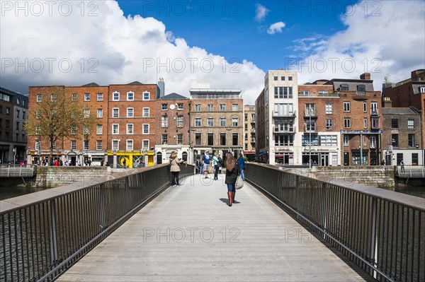 Millenium bridge above the River Liffey