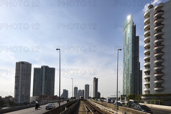 BTS-Skytrain near Surasak Station
